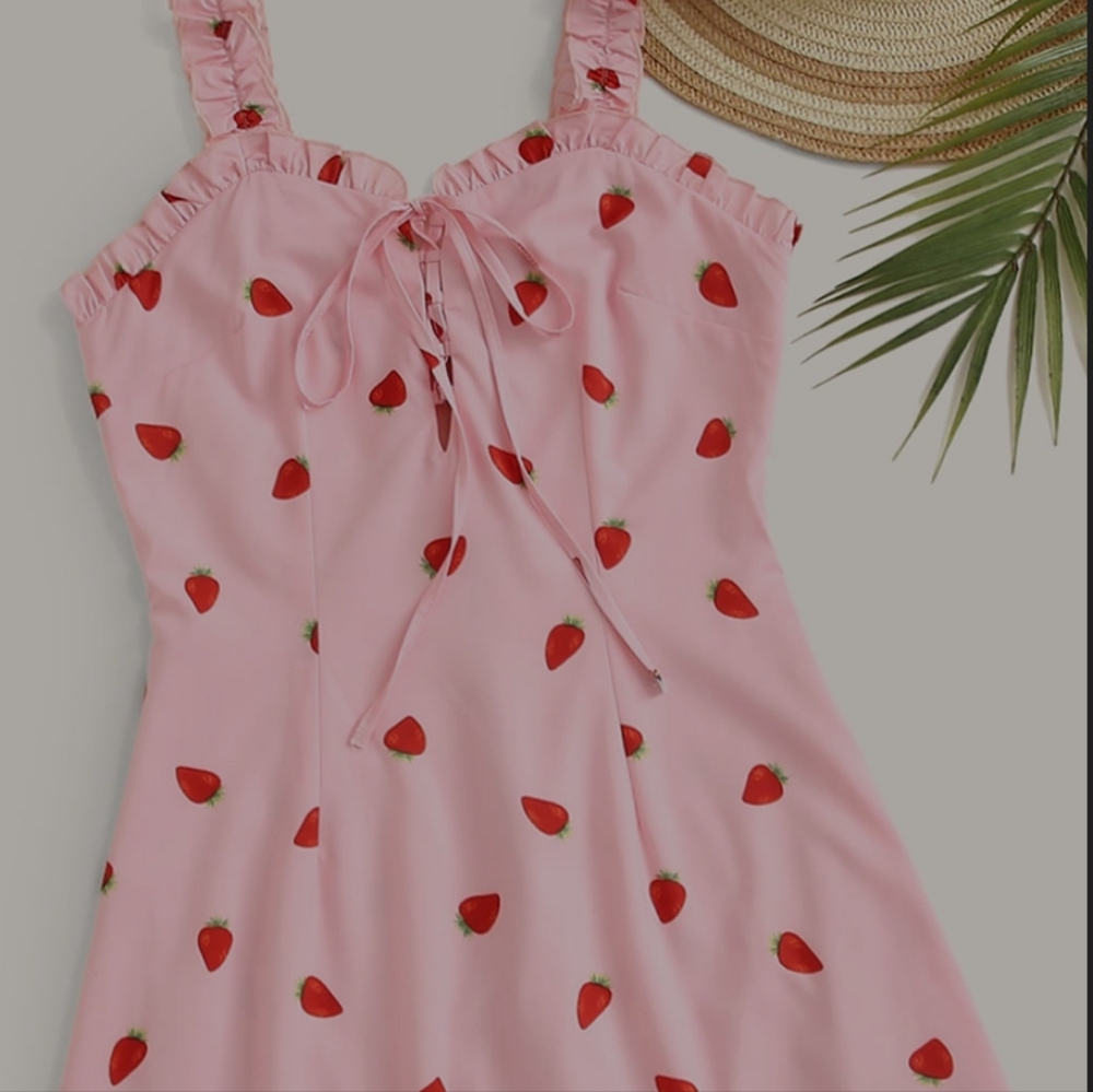 SHEIN Stawbarry Dress Part Of 3 For 25 Sale